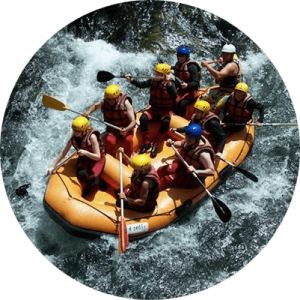 une descente en rafting pour un anniversaire