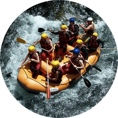 une descente en rafting pour un anniversaire